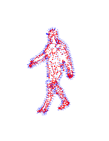 human body silhouettes are